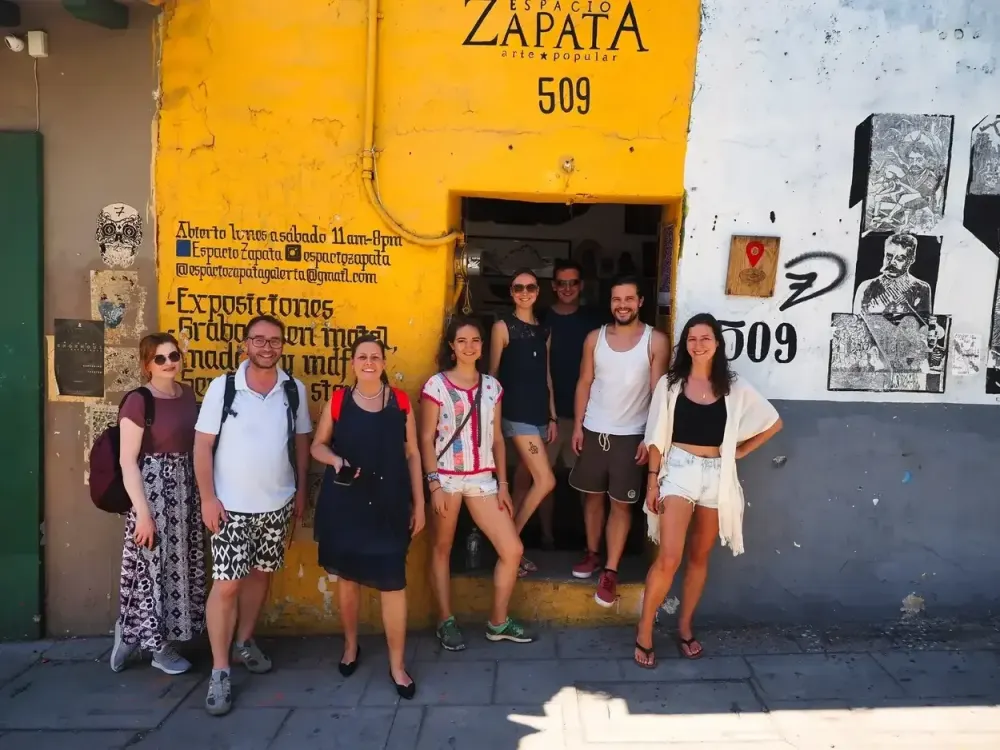 Reisegruppe in Oaxaca